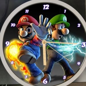 Mario n Luigi clock